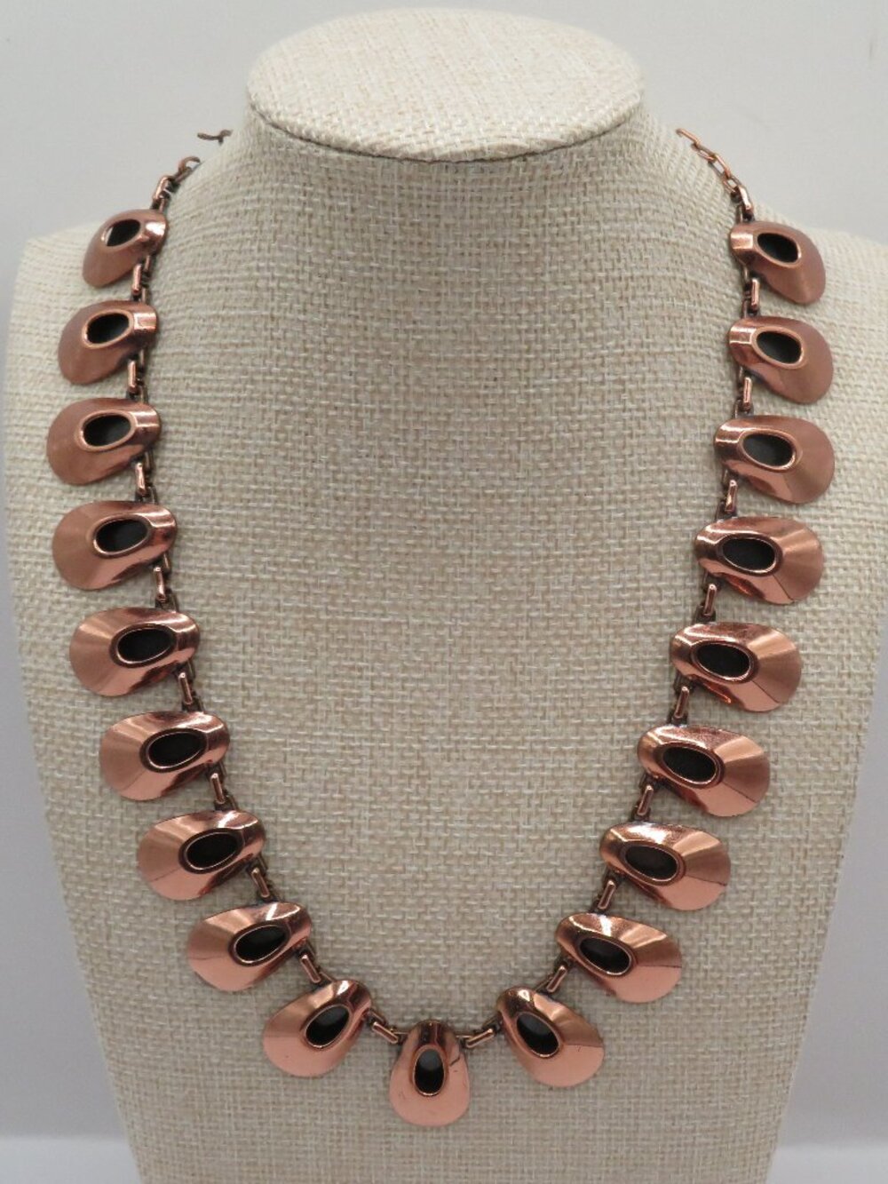 Vintage Renoir Copper Modernist Necklace